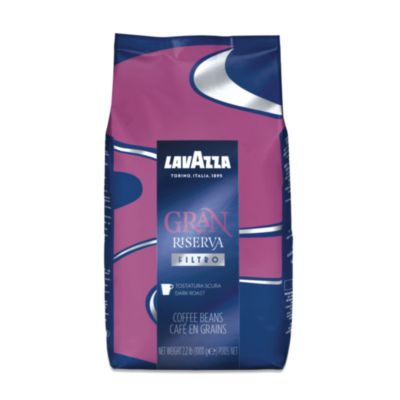 LAV3454 Gran Riserva Whole Bean Coffee, Dark And Bold, 2.2 Lb Bag LAVAZZA