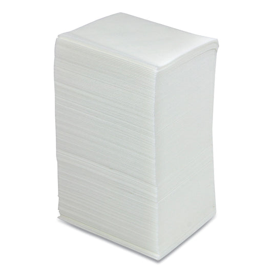 HOSNETF310QZRW Easy Task F310 Wiper, Quarterfold, 1-Ply, 10 x 13, White, Zipper Bag, 175/Bag, 6 Bags/Carton