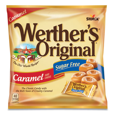 WRTSUL831498 Hard Candies, Caramel, Individually Wrapped, 2.75 Oz STORCK