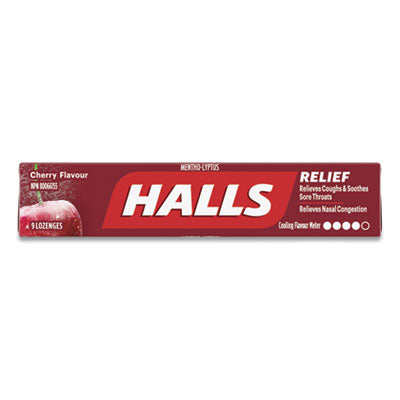 HLLAMC62476 Mentho-Lyptus Cough and Sore Throat Lozenges, Cherry, 9/Pack, 20 Packs/Box
