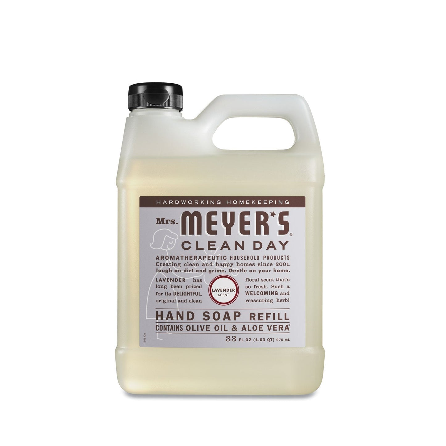 SJN651318EA Clean Day Liquid Hand Soap Refill, Lavender Scent, 33 oz Mrs. Meyer's