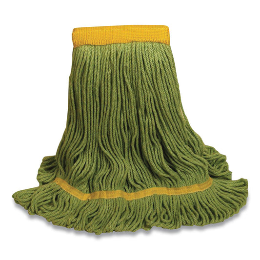 ODC1200MGR 1200 Series Mop Head, Pet, Medium, 5" Headband, Green