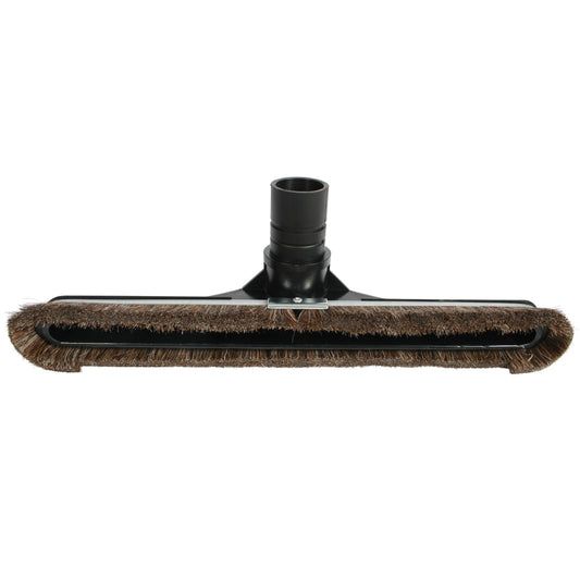 SH-69284 14 Inch Commercial Vacuum Horsehair Floor Brush with Bumper Tool, 1.5 Inch