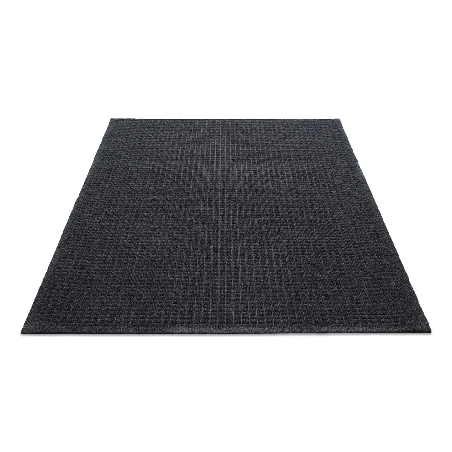 EcoGuard Indoor/Outdoor Wiper Mat, Rectangular, Charcoal Gray Carpeted Surface, 36" x 60" Guardian