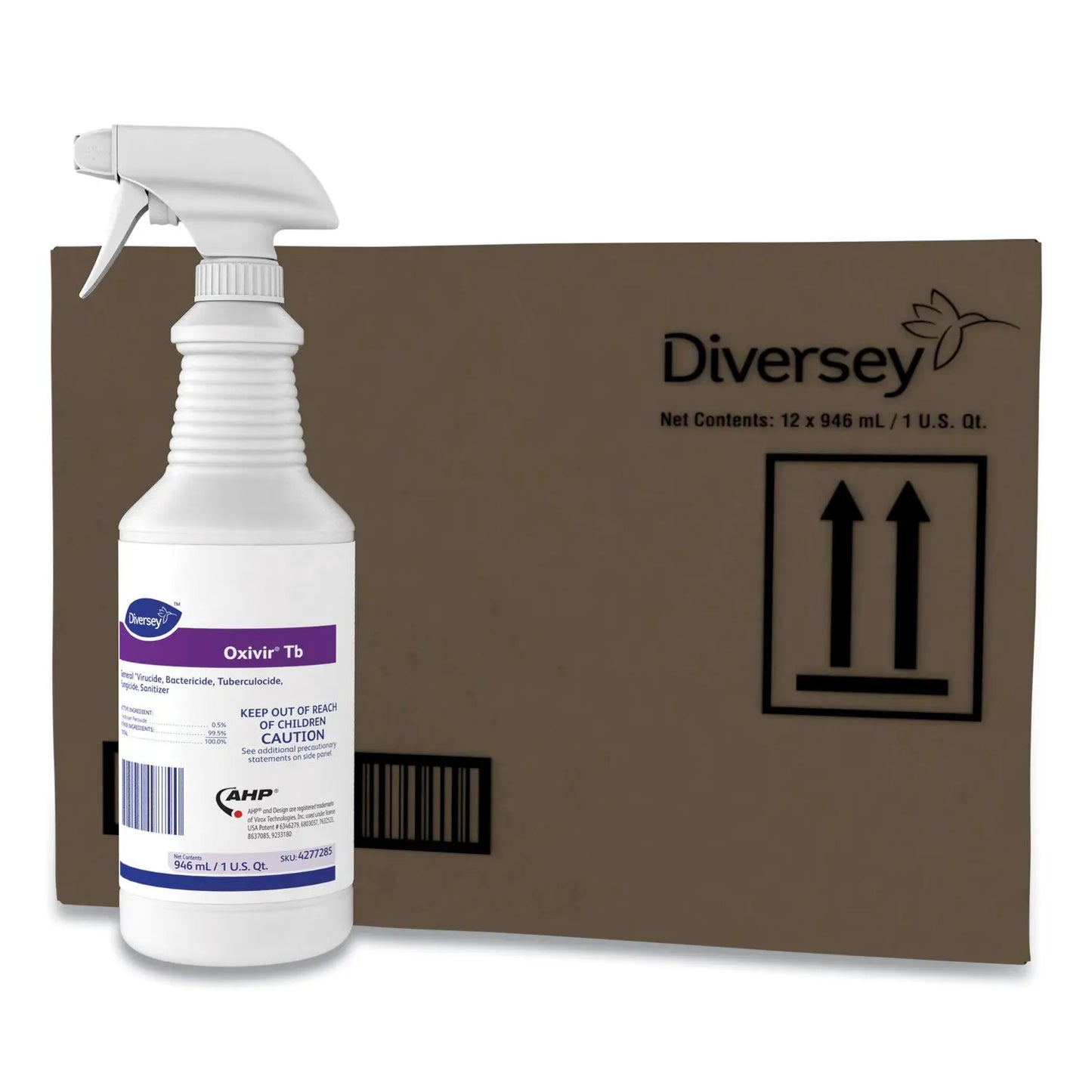 DVO4277285EA Oxivir Tb One-Step Disinfectant Cleaner, Liquid, 32 Oz Diversey