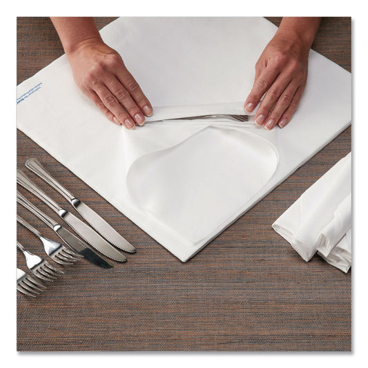 HFM253263 Airlaid Flat Pack Napkins, 1 Ply, 15.5 X 15.5, White, 1,000/carton