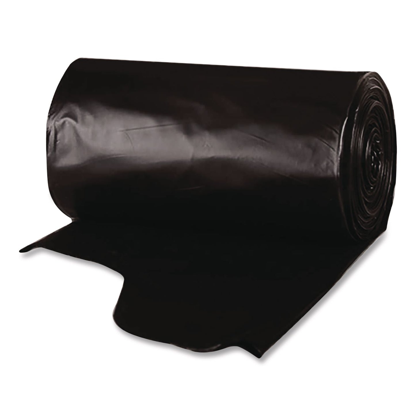 WBIWTCON42GAL Heavy-Duty Low-Density Wing Tie Contractor Bags, 42 gal, 3 mil, 32.75" x 45.13", Black, 20 Bags/Roll, 4 Rolls/Carton