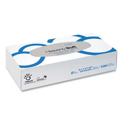 SOD410945 Heavenly Soft Facial Tissue, 2-Ply, White, 100 Sheets/Box, 30 Boxes/Caton SOFIDEL AMERICA