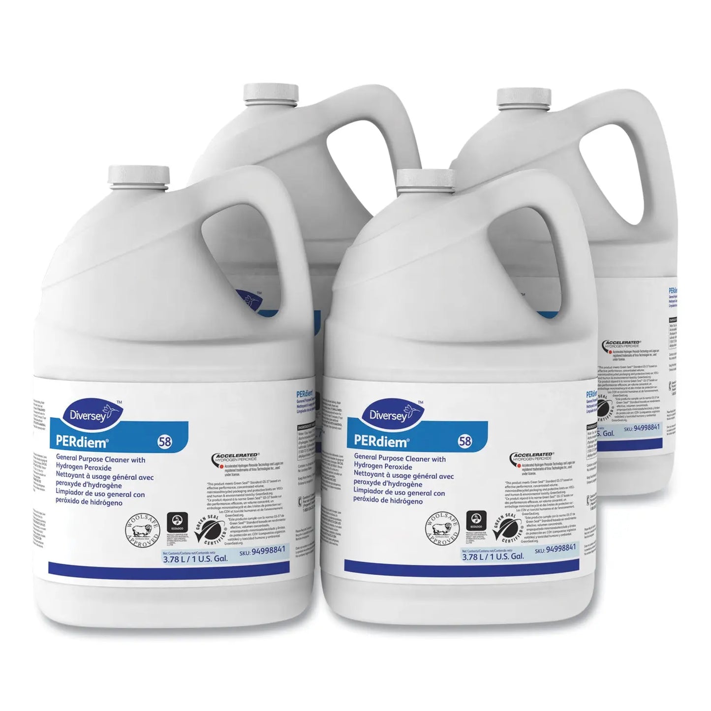 DVO94998841 Perdiem Concentrated General Purpose Cleaner - Hydrogen Peroxide, 1 Gal, Bottle Diversey