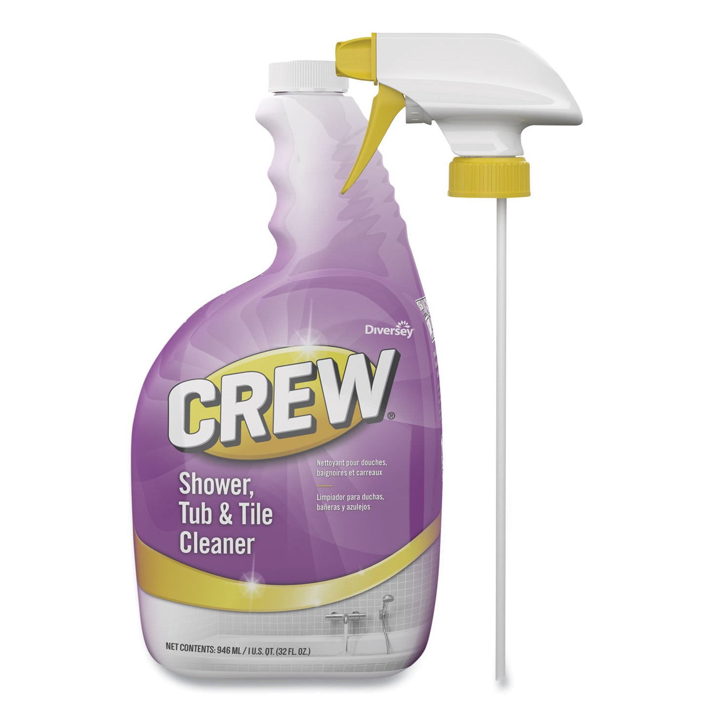 DVOCBD540281EA Crew Shower, Tub And Tile Cleaner, Liquid, 32 Oz
