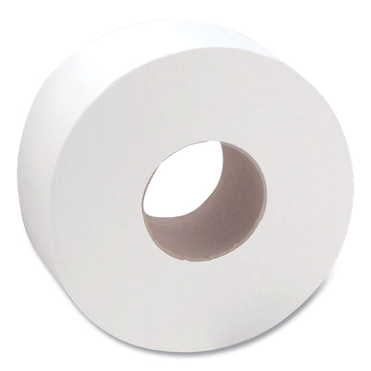 HVC41004913600 Heavenly Choice One-Ply Jumbo Bathroom Tissue, Septic Safe, 3.4" x 2,000 ft, White, 12 Rolls/Carton