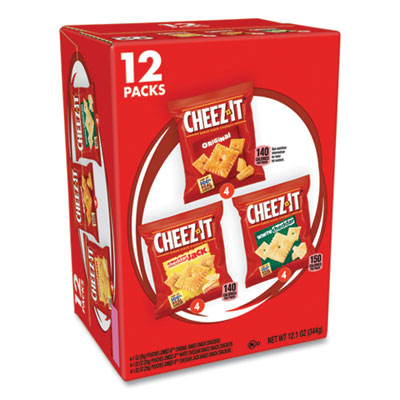 KEB94026 Baked Snack Crackers, Variety Pack, 0.75 Oz Bag, 12/box KEEBLER COMPANY