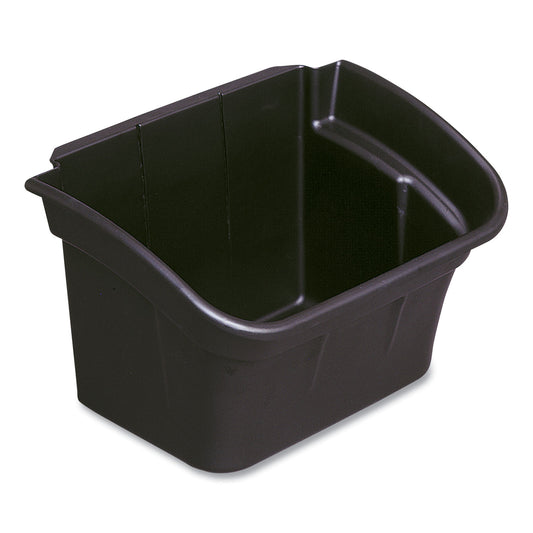 RCP335488BLA Utility Bin, 4 gal, 17" x 12.13" x 10.5", Black