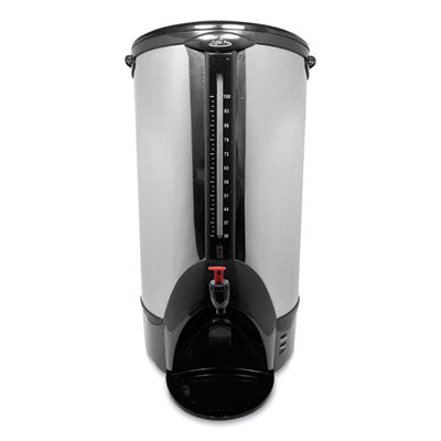 CFRCP100XX Home/business 100-Cup Double-Wall Percolating Urn, Stainless Steel RDI USA