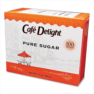 DXC23310 Pure Sugar, 0.1 oz Packet, 100/Box DIAMOND CRYSTAL BRANDS