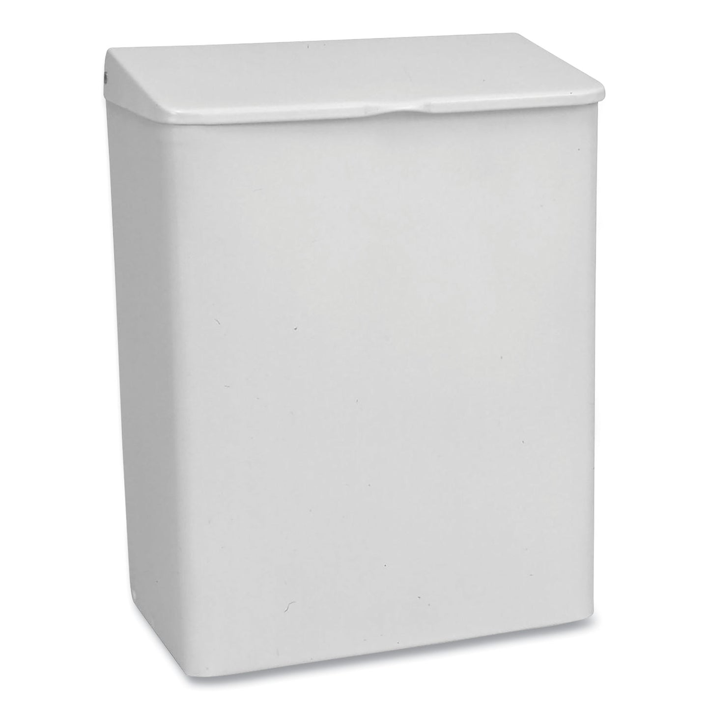 IMP25033000 Enamel Feminine Napkin Receptacle, Metal, White