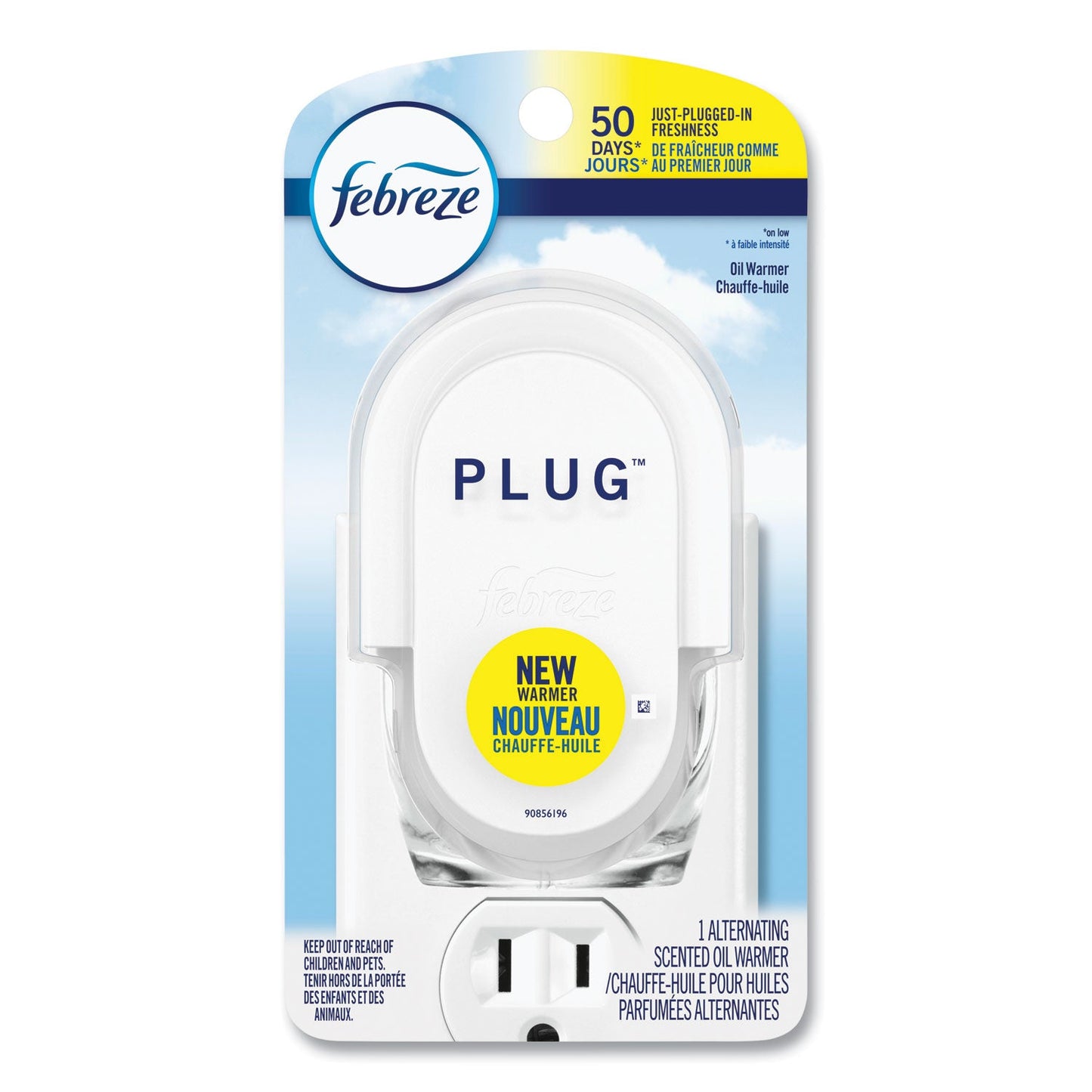 PGC68232 Plug Air Freshener Warmer, 2.5" X 3" X 4", Off White, 4/carton Febreze