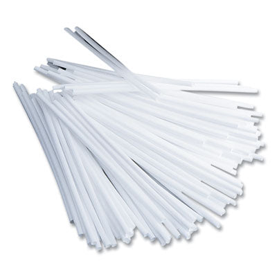 OFXSTR5 Plastic Stir Sticks, 5", White, 1,000/box OFFICE SNAX, INC.