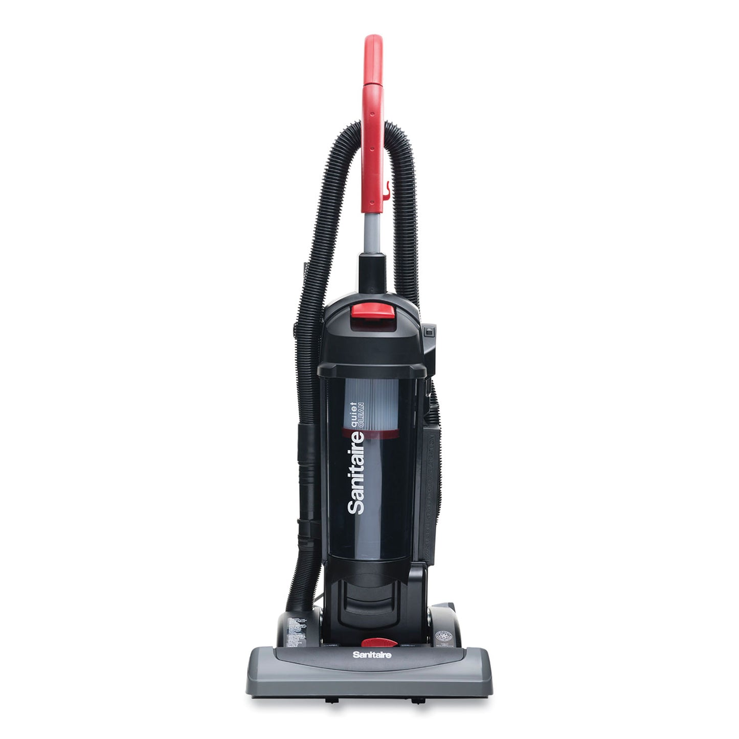 EURSC5845D FORCE QuietClean Upright Vacuum SC5845D, 15" Cleaning Path, Black
