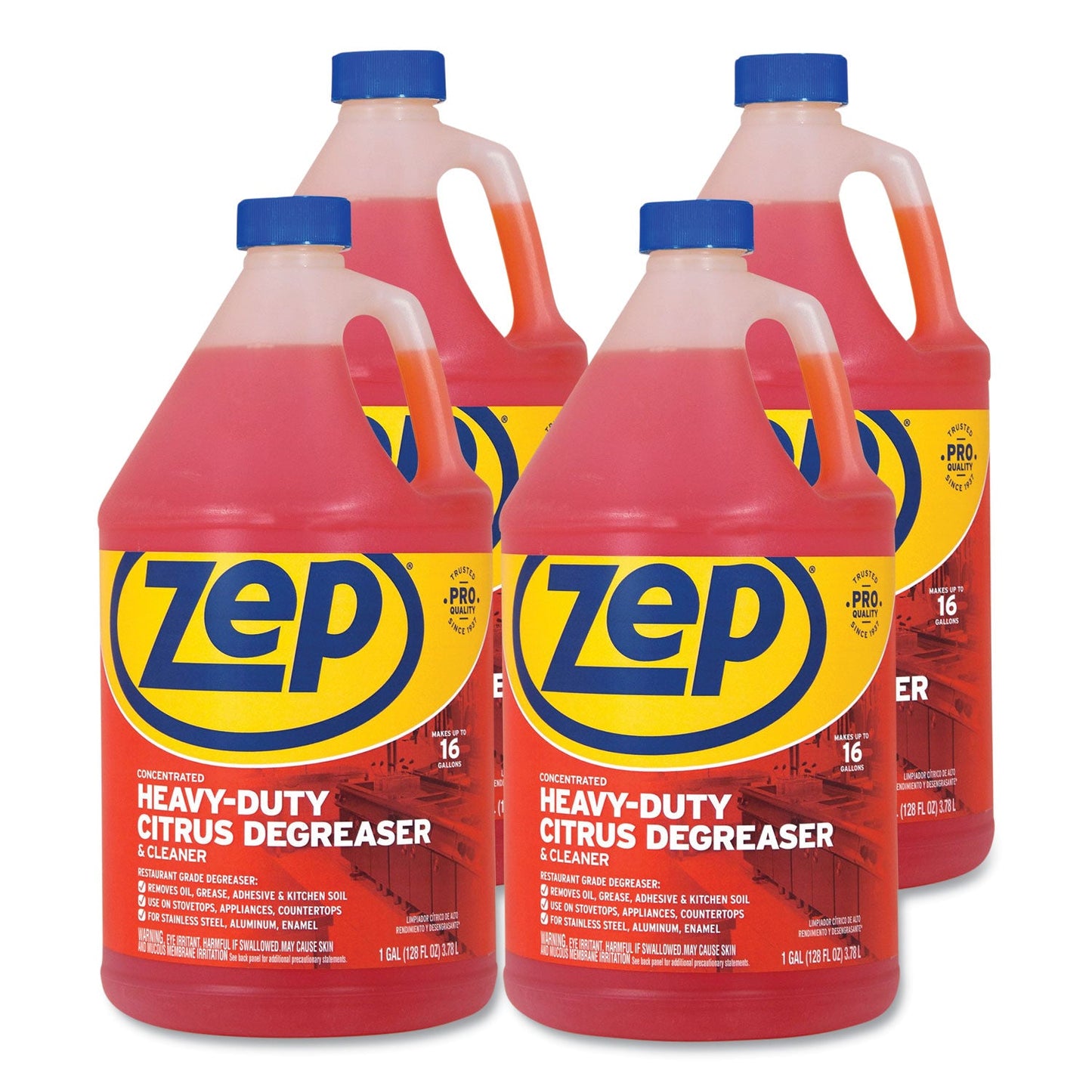 ZPEZUCIT128CT Cleaner And Degreaser, 1 Gal Bottle, 4/carton Zep Commercial