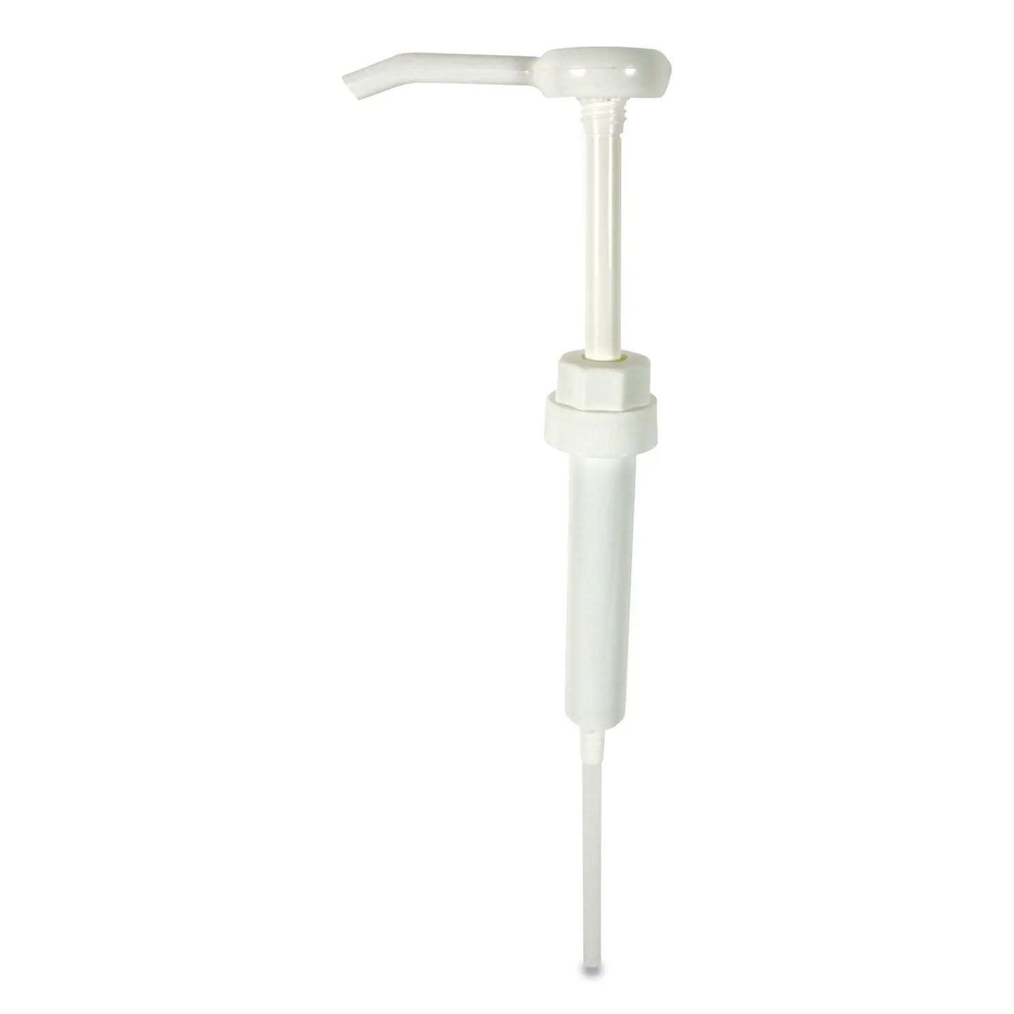 IMP904DZ ECONOMY PLASTIC DISPENSING PUMP, 38 MM CAP FITS 1 GAL BOTTLES, WHITE Impact