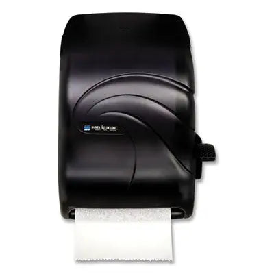 SJMT1190TBK Lever Roll Towel Dispenser, Oceans, 12.94 X 9.25 X 16.5, Black Pearl CFS BRANDS