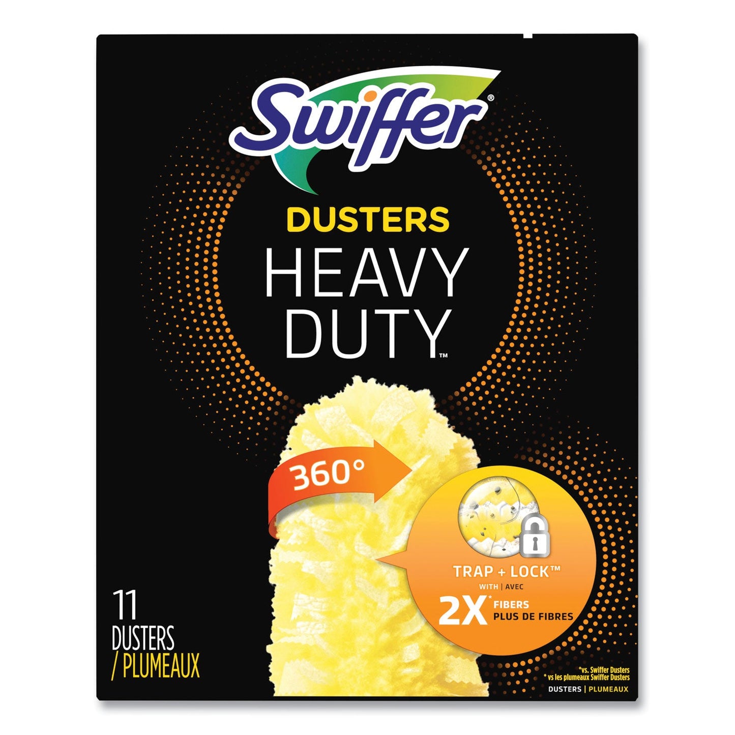PGC99035 Heavy Duty Dusters Refill, Dust Lock Fiber, Yellow, 33/Carton Swiffer