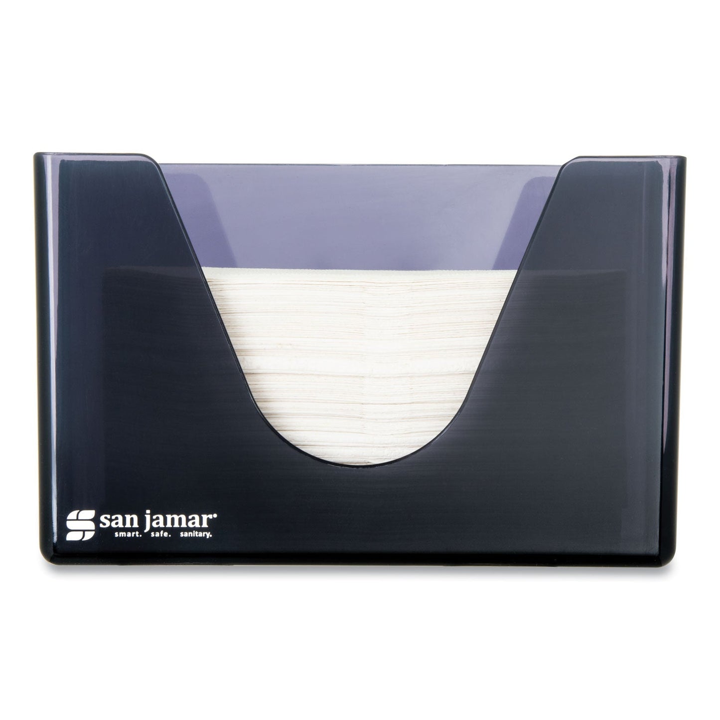 SJMT1720TBK Countertop Folded Towel Dispenser, 11 X 4.38 X 7, Black Pearl San Jamar