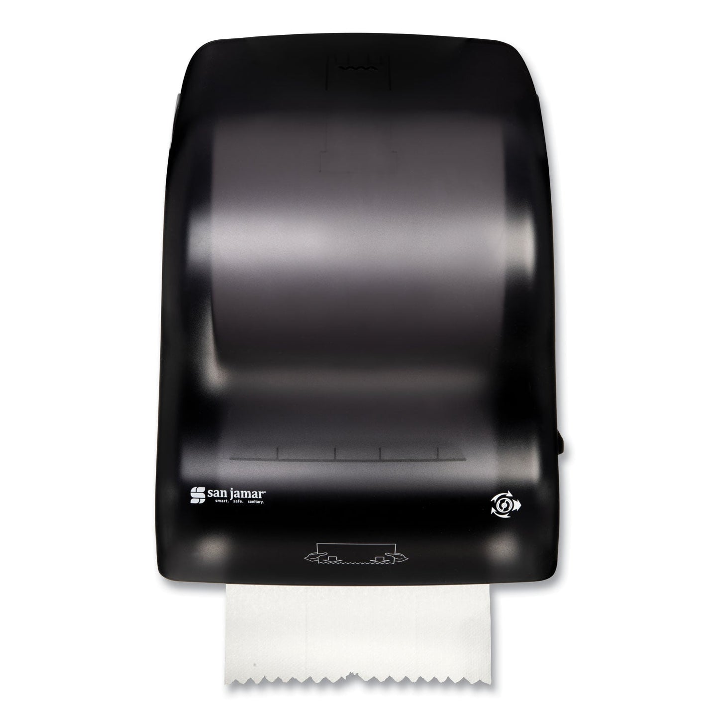 SJMT7400TBK Simplicity Mechanical Roll Towel Dispenser, 15.25 X 13 X 10.25, Black San Jamar