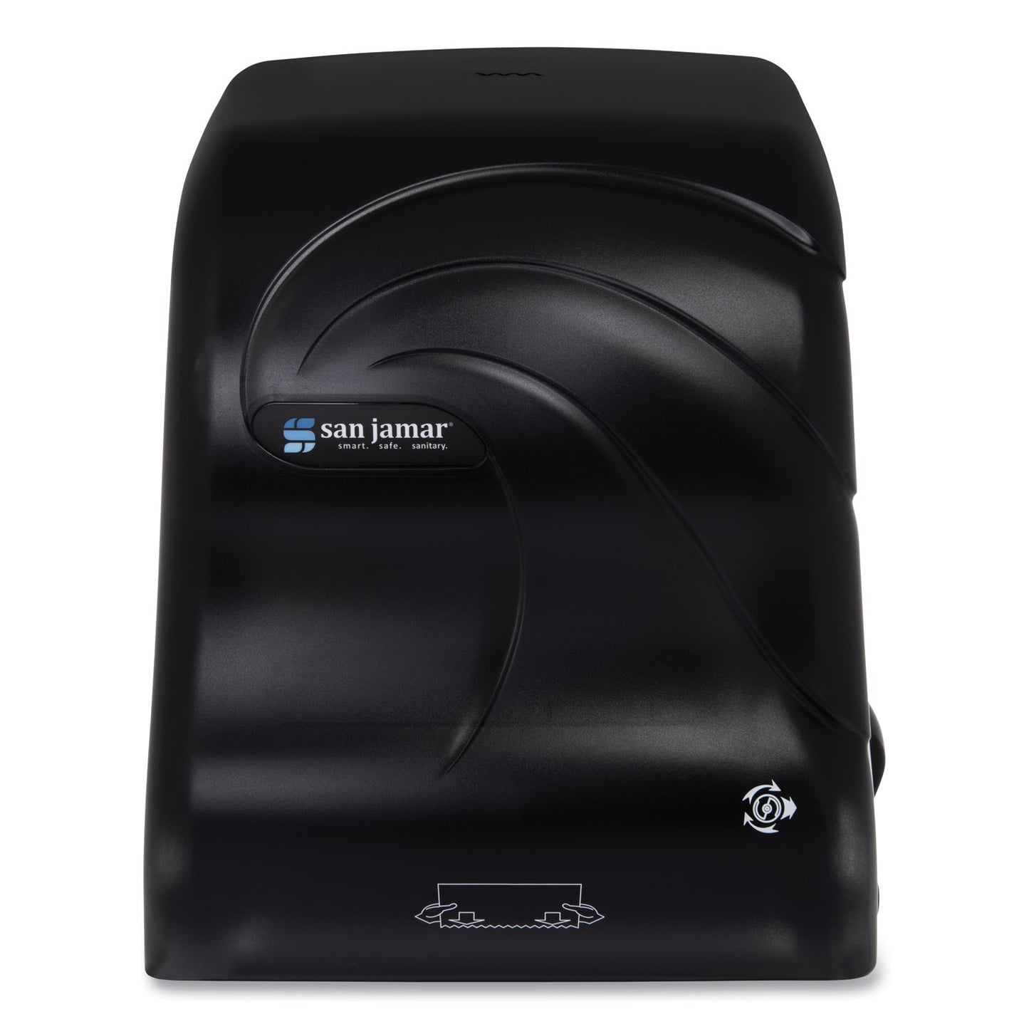 SJMT7490TBK Simplicity Mechanical Roll Towel Dispenser, 12.38 x 9.5 x 14.63, Black Pearl