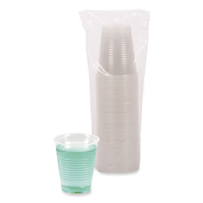 BWKTRANSCUP12PK Translucent Plastic Cold Cups, 12 oz, 50/Pack