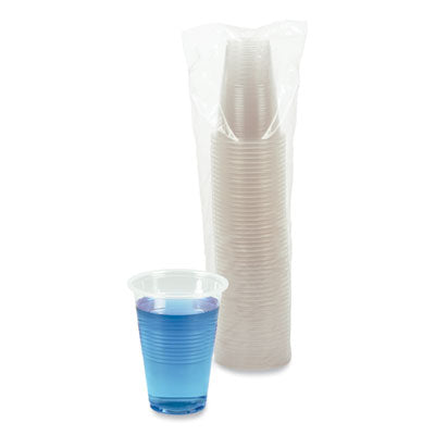 BWKTRANSCUP16PK Translucent Plastic Cold Cups, 16 oz, 50/Pack BOARDWALK