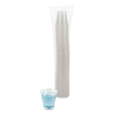 BWKTRANSCUP5PK Translucent Plastic Cold Cups, 5 oz, 100/Pack BOARDWALK