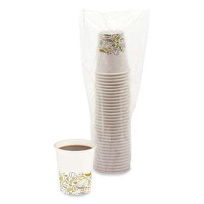 BWKDEER8HCUP Deerfield Printed Paper Hot Cups, 8 oz, 50/Sleeve, 20 Sleeves/Carton BOARDWALK