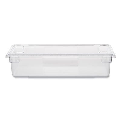 RCP3308CLE Food/Tote Boxes, 8.5 gal, 26 x 18 x 6, Clear, Plastic RUBBERMAID COMMERCIAL PROD.