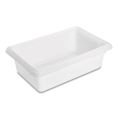 RCP3509WHI Food/Tote Boxes, 3.5 gal, 18 x 12 x 6, White, Plastic RUBBERMAID COMMERCIAL PROD.