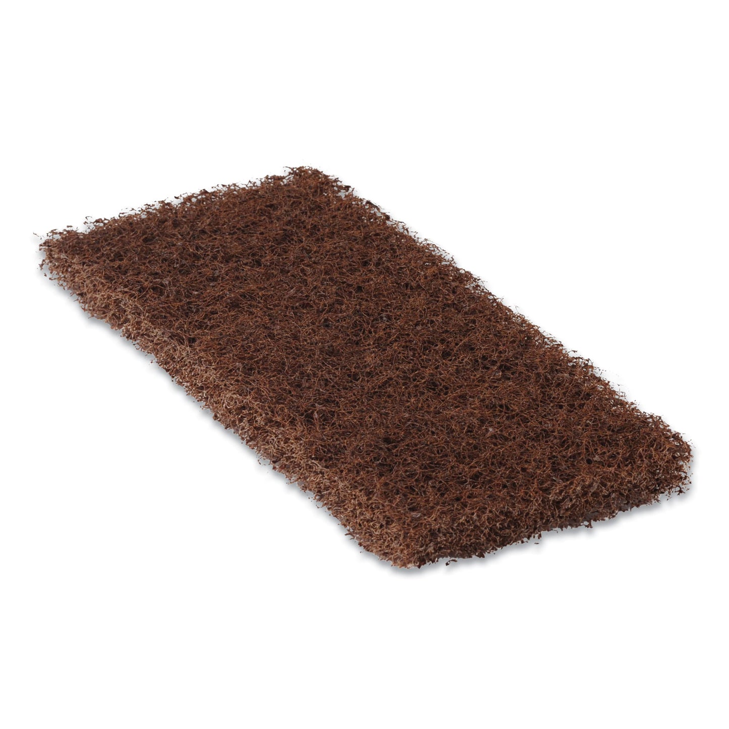 AM7541010 Octopus Heavy Duty Cleaning Pad, 5" x 9", Brown, 20/Carton