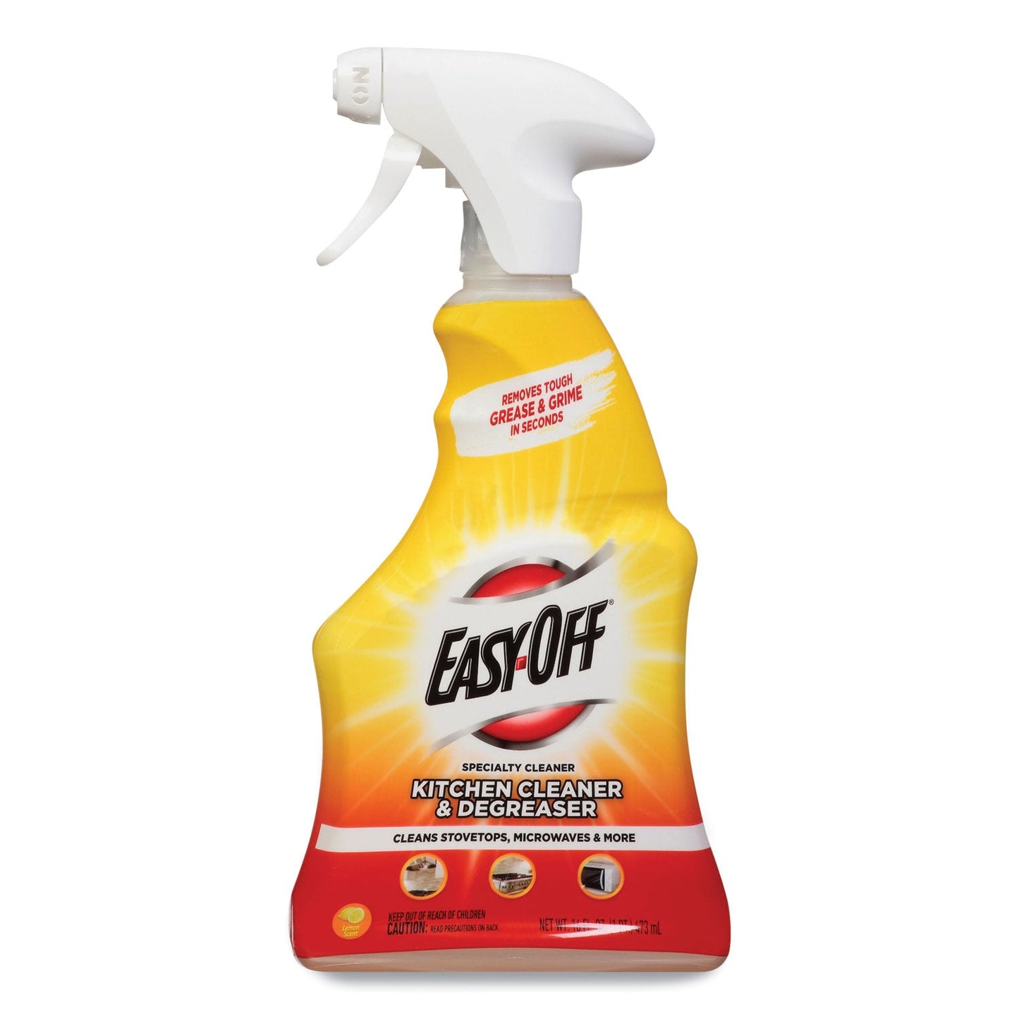 RAC97024EA Kitchen Degreaser, Lemon Scent, 16 Oz Spray Bottle EASY-OFF