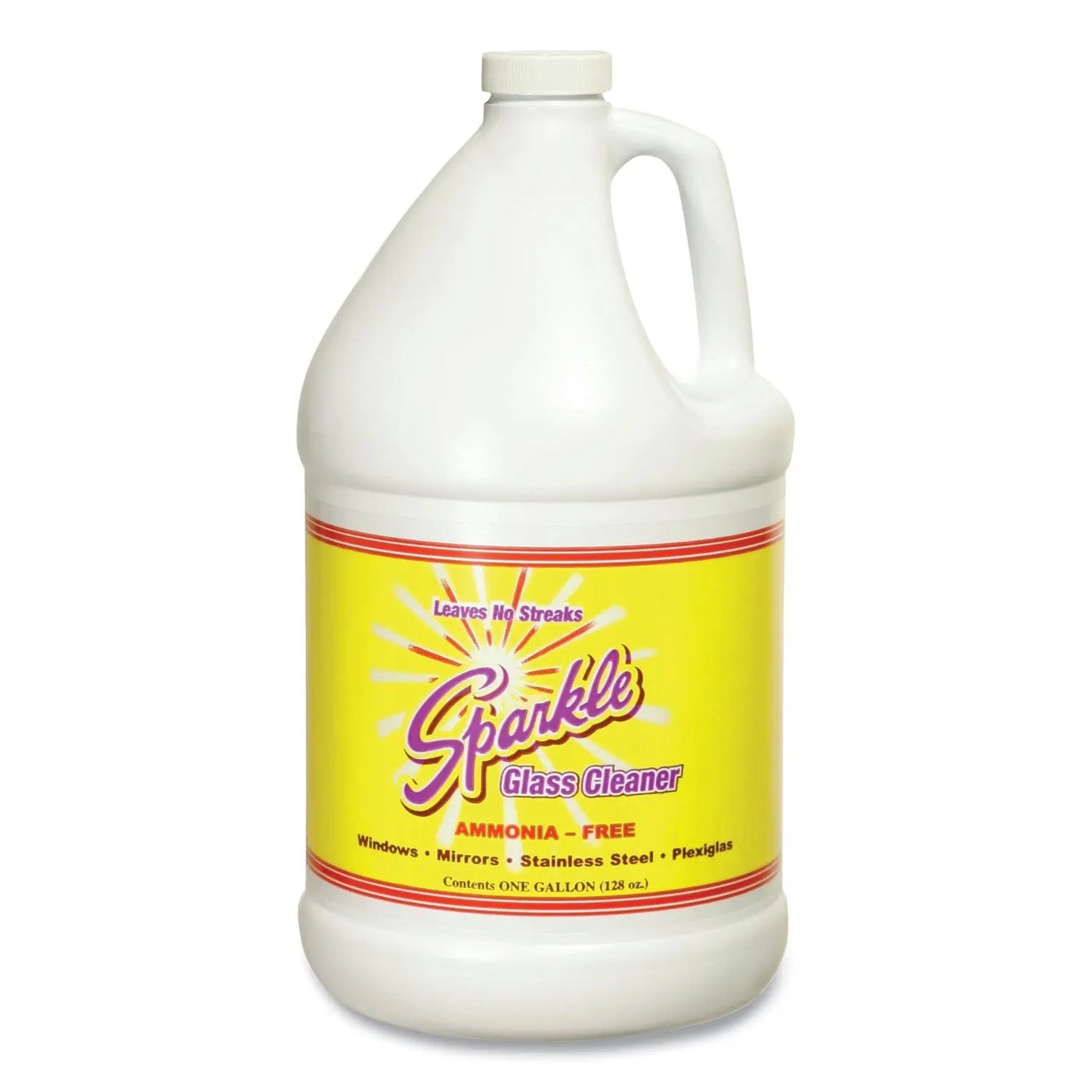 FUN20500 Glass Cleaner, 1 Gal Bottle Refill Sparkle