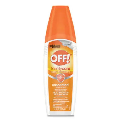SJN331348 Familycare Unscented Spray Insect Repellent, 6 Oz Spray Bottle, 12/carton SC JOHNSON