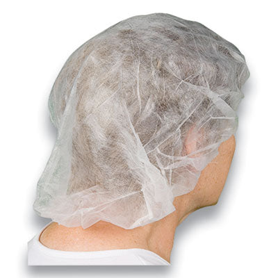 TXIBC241000 BC Series Bouffant Caps, 24", White, 1,000/Carton TRADEX INTERNATIONAL