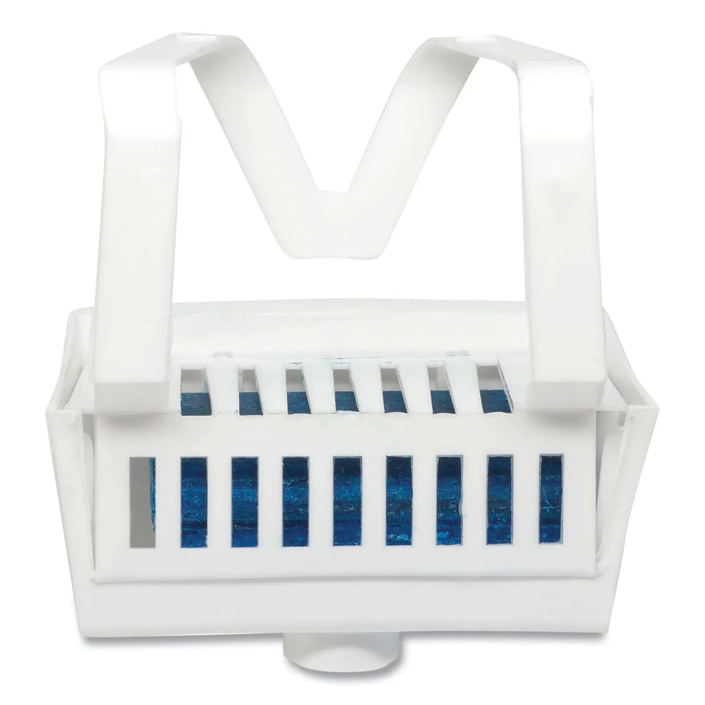 BGD661 Non-Para Toilet Bowl Block, Lasts 30 Days, Evergreen Scent, White, 12/box Big D Industries