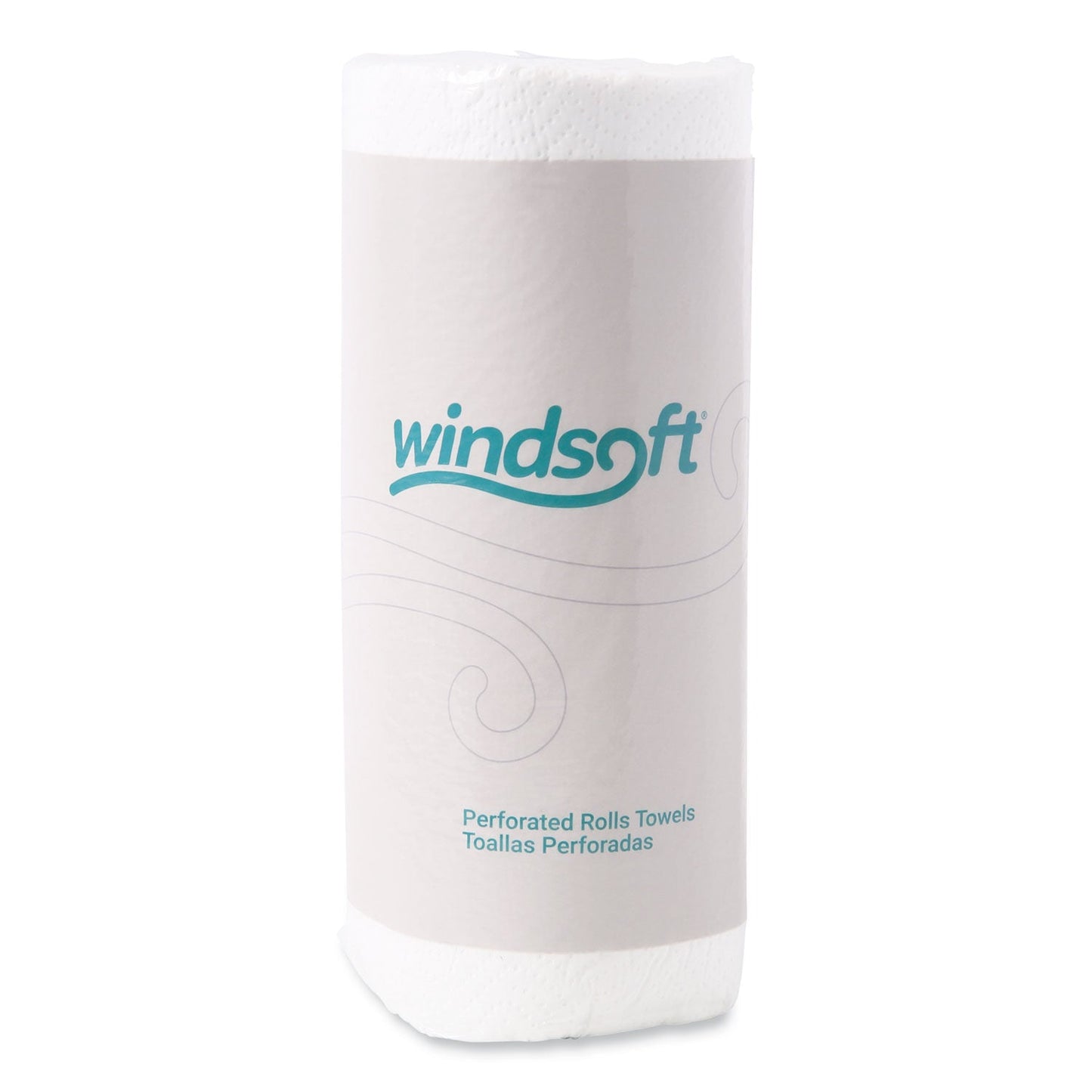 WIN1220RL Kitchen Roll Towels, 2-Ply, 11 x 8.8, White, 100/Roll Windsoft