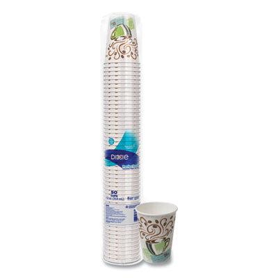 DXE5342CDPK Perfectouch Paper Hot Cups, 12 Oz, Coffee Haze Design, 50/pack DIXIE FOOD SERVICE