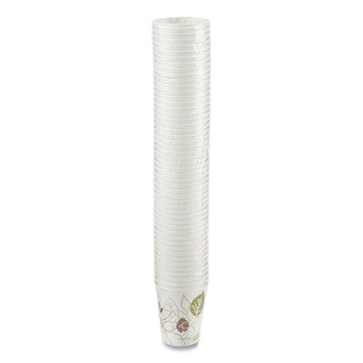 DXE2340PATHPK Pathways Paper Hot Cups, 10 oz, White/Brown, 50/Pack DIXIE FOOD SERVICE