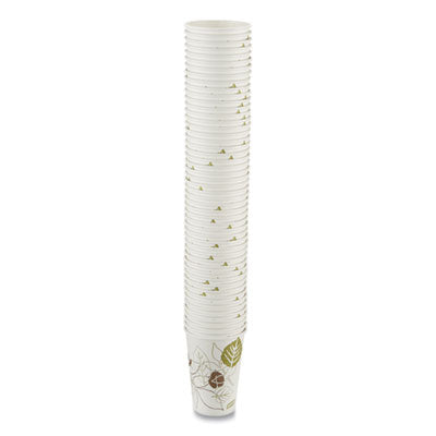 DXE2346PATHPK Pathways Paper Hot Cups, 16 oz, White/Brown, 50/Pack DIXIE FOOD SERVICE