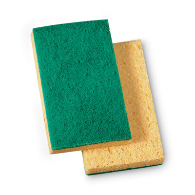 MMM19428 Niagara Medium Duty Scrubbing Sponge 74n, 3.6 X 6, 1" Thick, Yellow/green, 20/carton