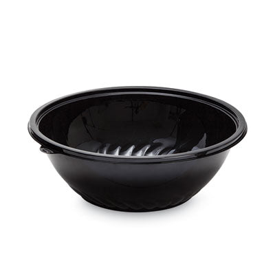 WNAAPB320BL Caterline Pack n' Serve Plastic Bowl, 320 oz, 16" Diameter x 5.5" h, Black, 25/Carton