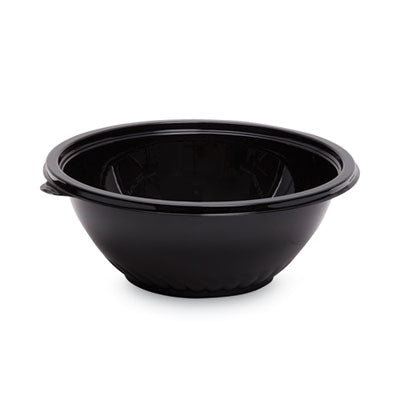 WNAAPB80BL Caterline Pack n' Serve Plastic Bowl, 80 oz, 10" Diameter x 4" h, Black, 25/Carton