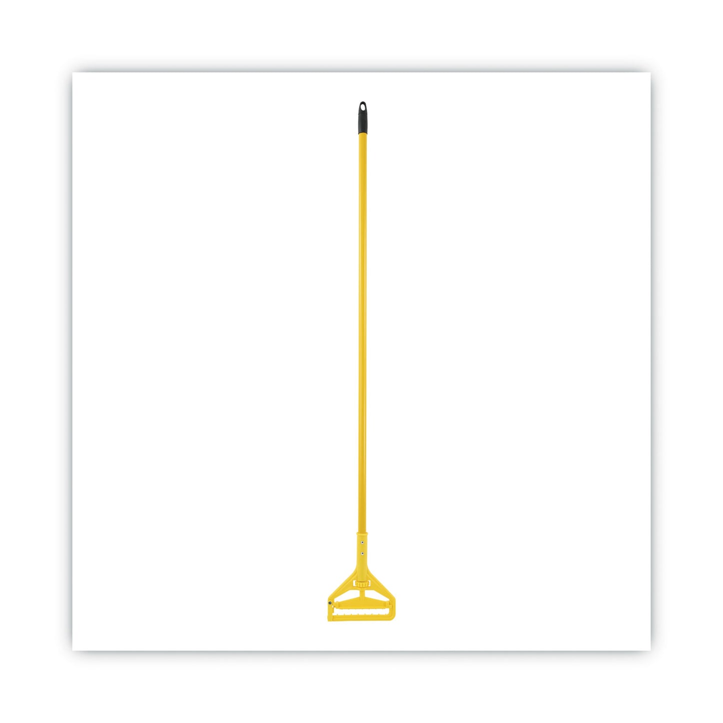 BWK620 Quick Change Side-Latch Plastic Mop Head Handle 1" dia x 60" Aluminum Handle, Yellow